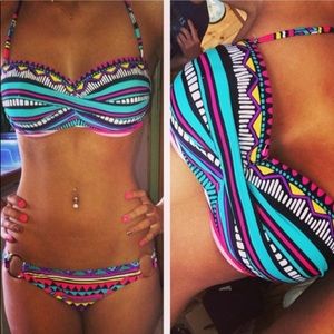 Aztec Print Bikini